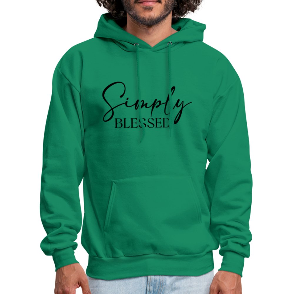 Simply Blessed Hoodie - kelly green