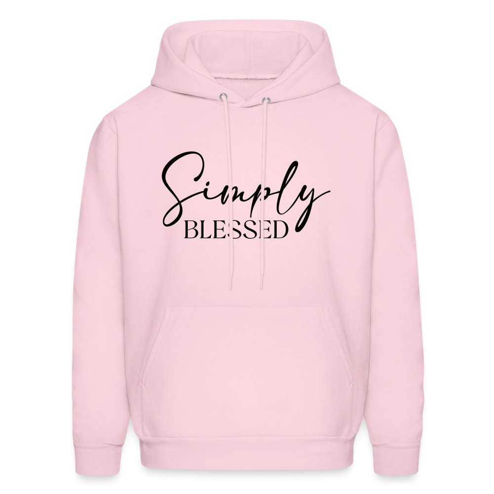 Simply Blessed Hoodie - pale pink