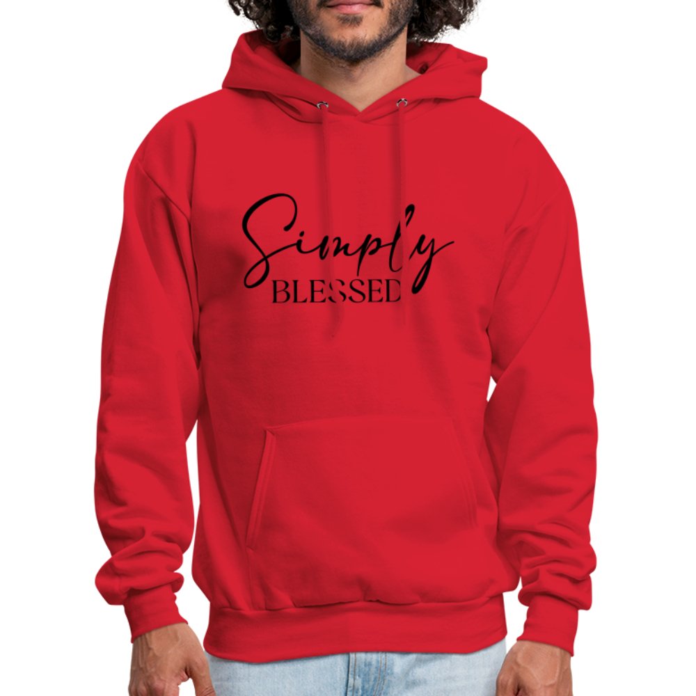 Simply Blessed Hoodie - red