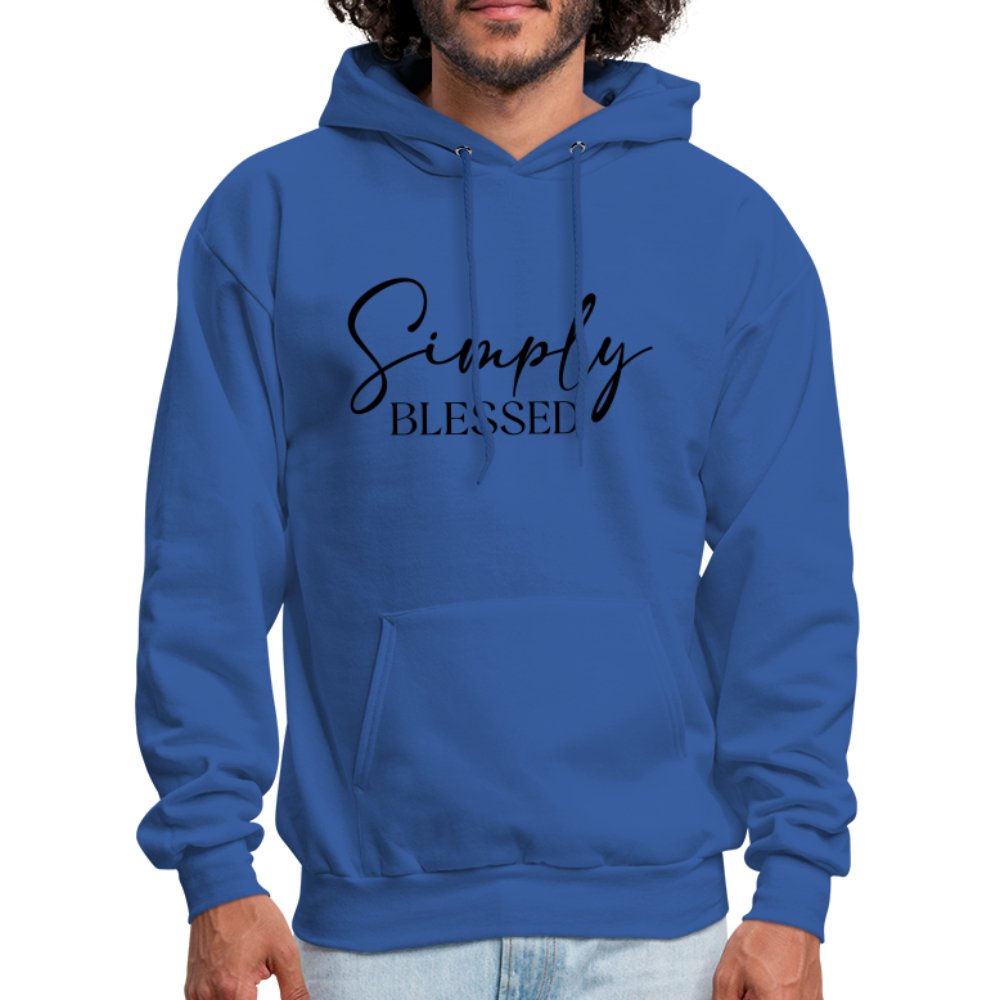 Simply Blessed Hoodie - royal blue