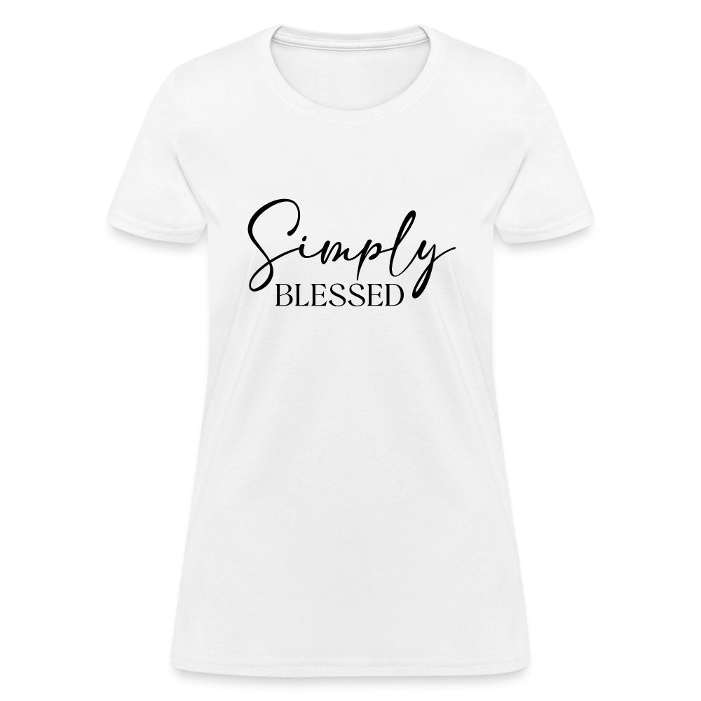 Simply Blessed Women's T-Shirt - white