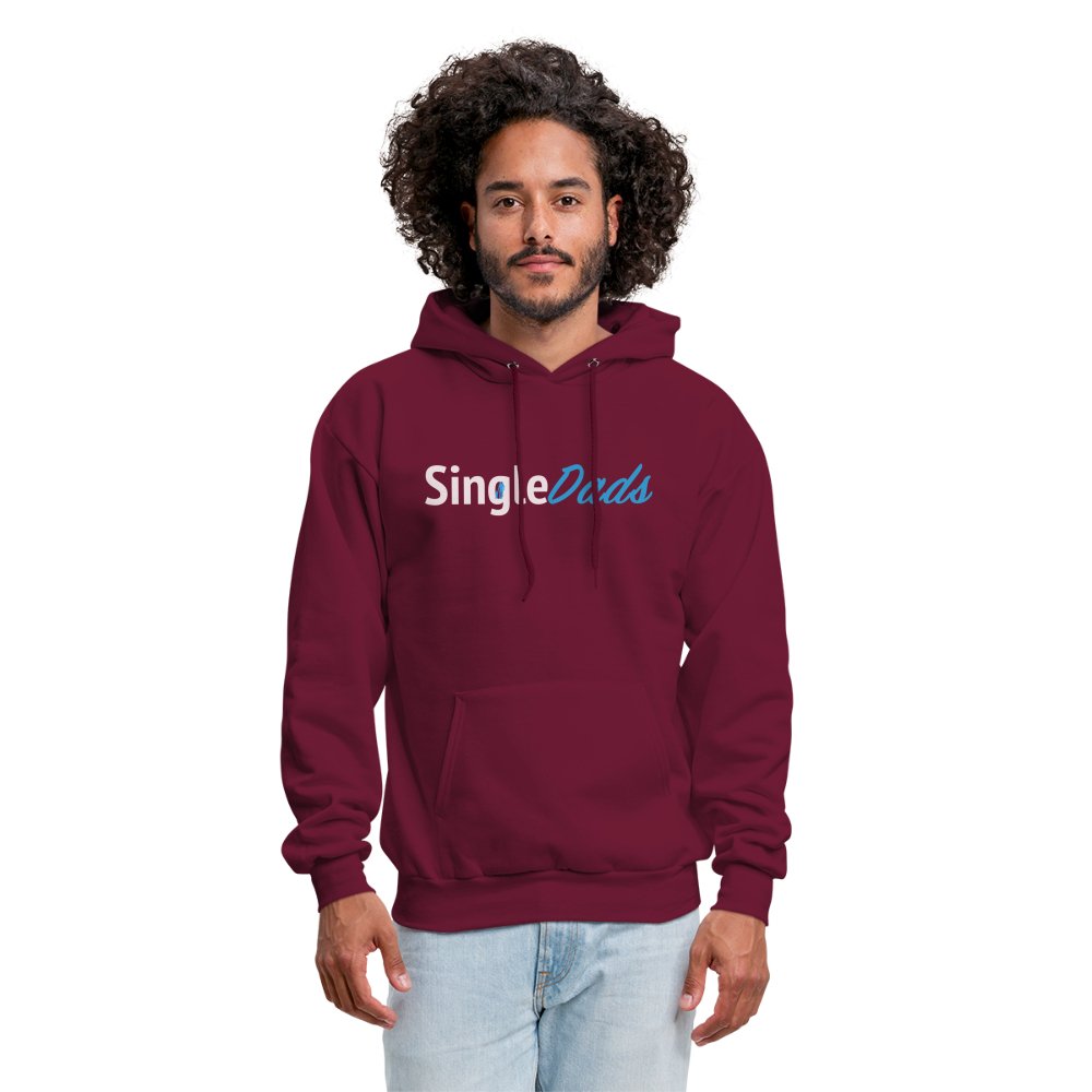 SingleDads Hoodie - burgundy