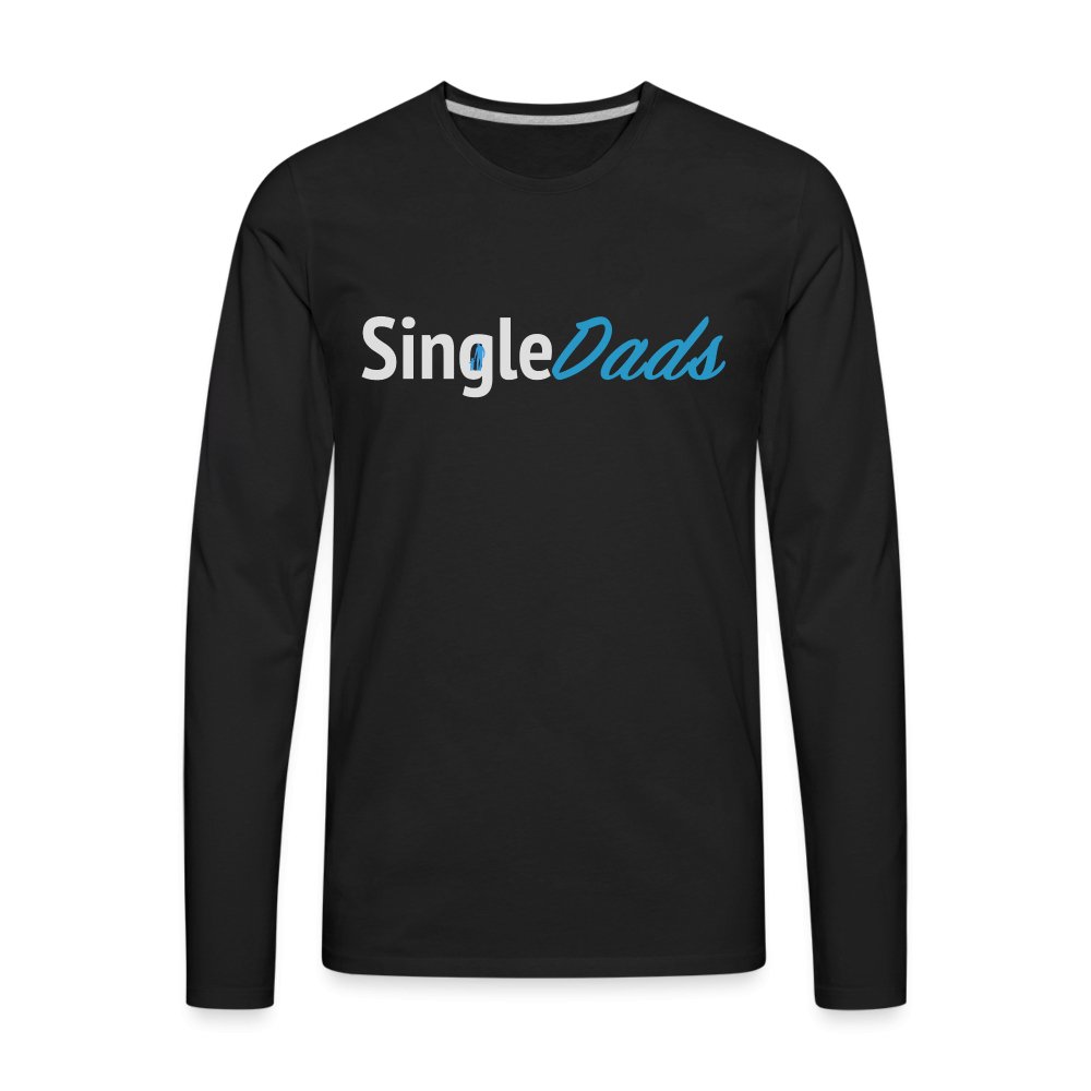 SingleDads Men's Premium Long Sleeve T-Shirt - black