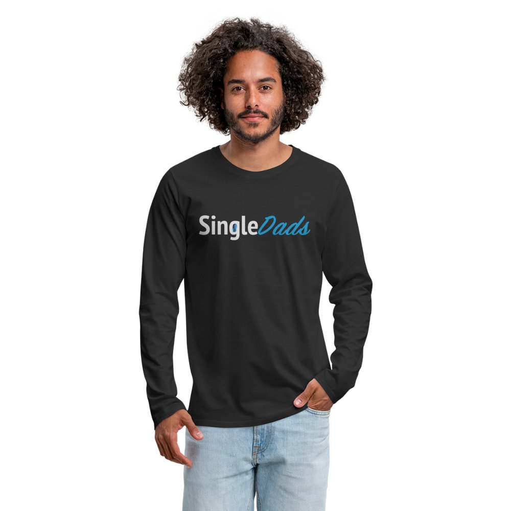 SingleDads Men's Premium Long Sleeve T-Shirt - black