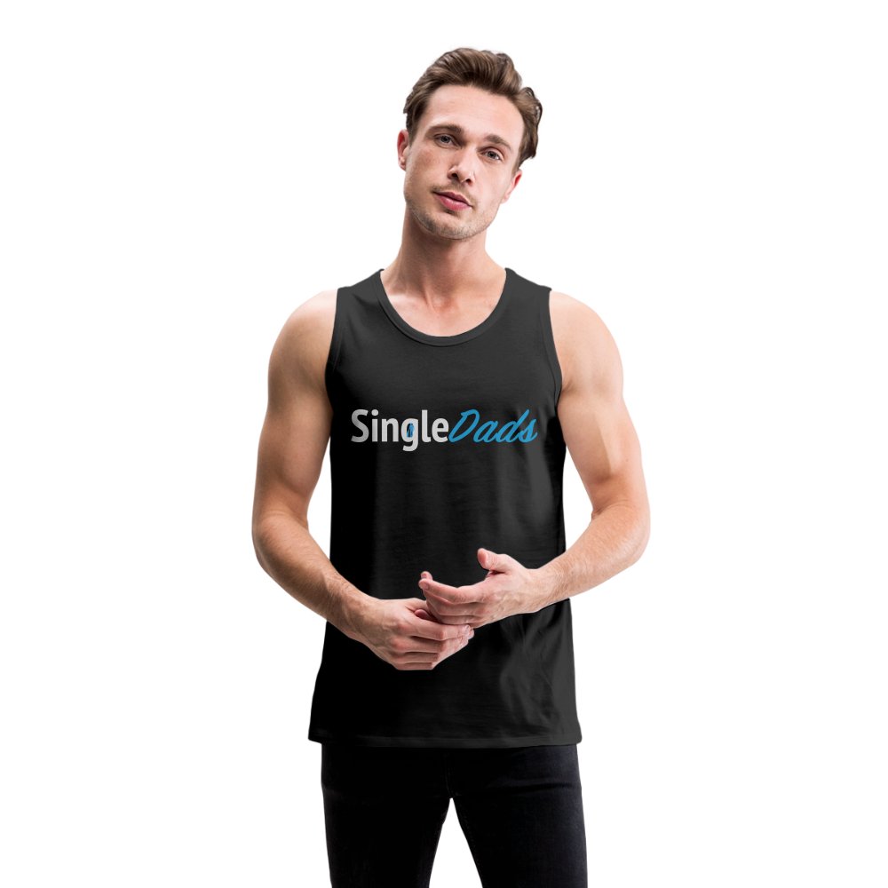 SingleDads Men’s Premium Tank Top - black