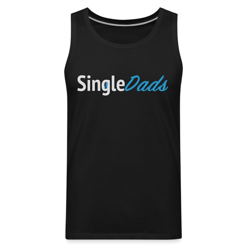 SingleDads Men’s Premium Tank Top - black