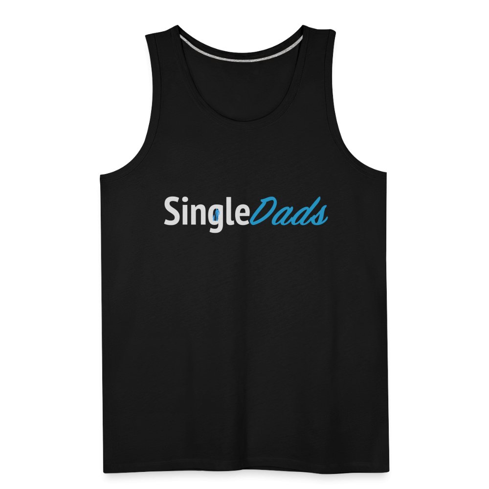 SingleDads Men’s Premium Tank Top - black