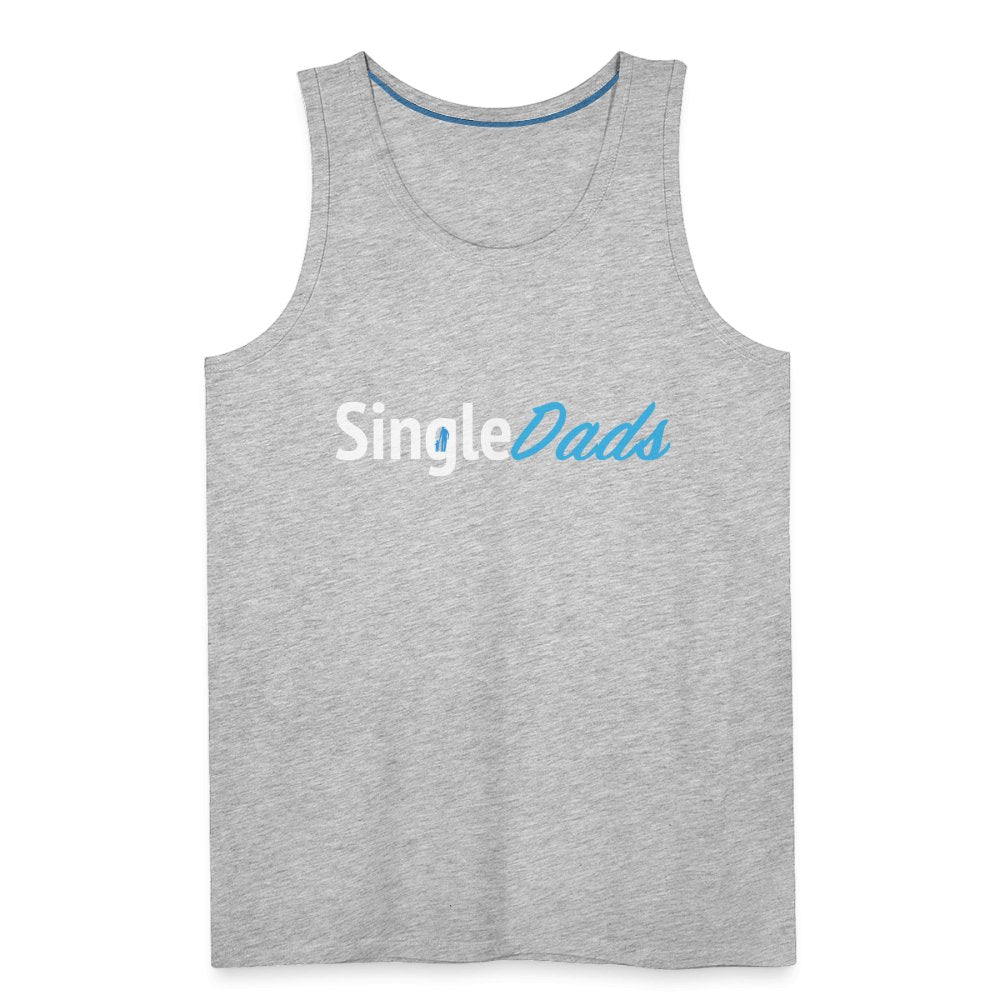 SingleDads Men’s Premium Tank Top - heather gray