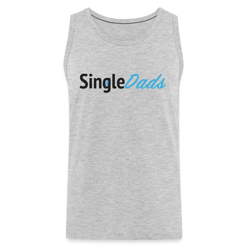 SingleDads Men’s Premium Tank Top - heather gray