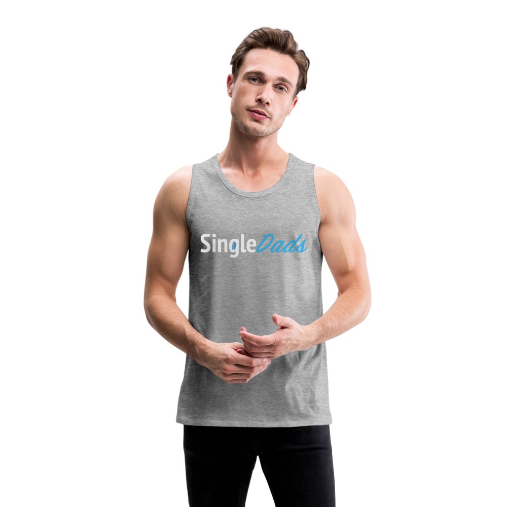 SingleDads Men’s Premium Tank Top - heather gray