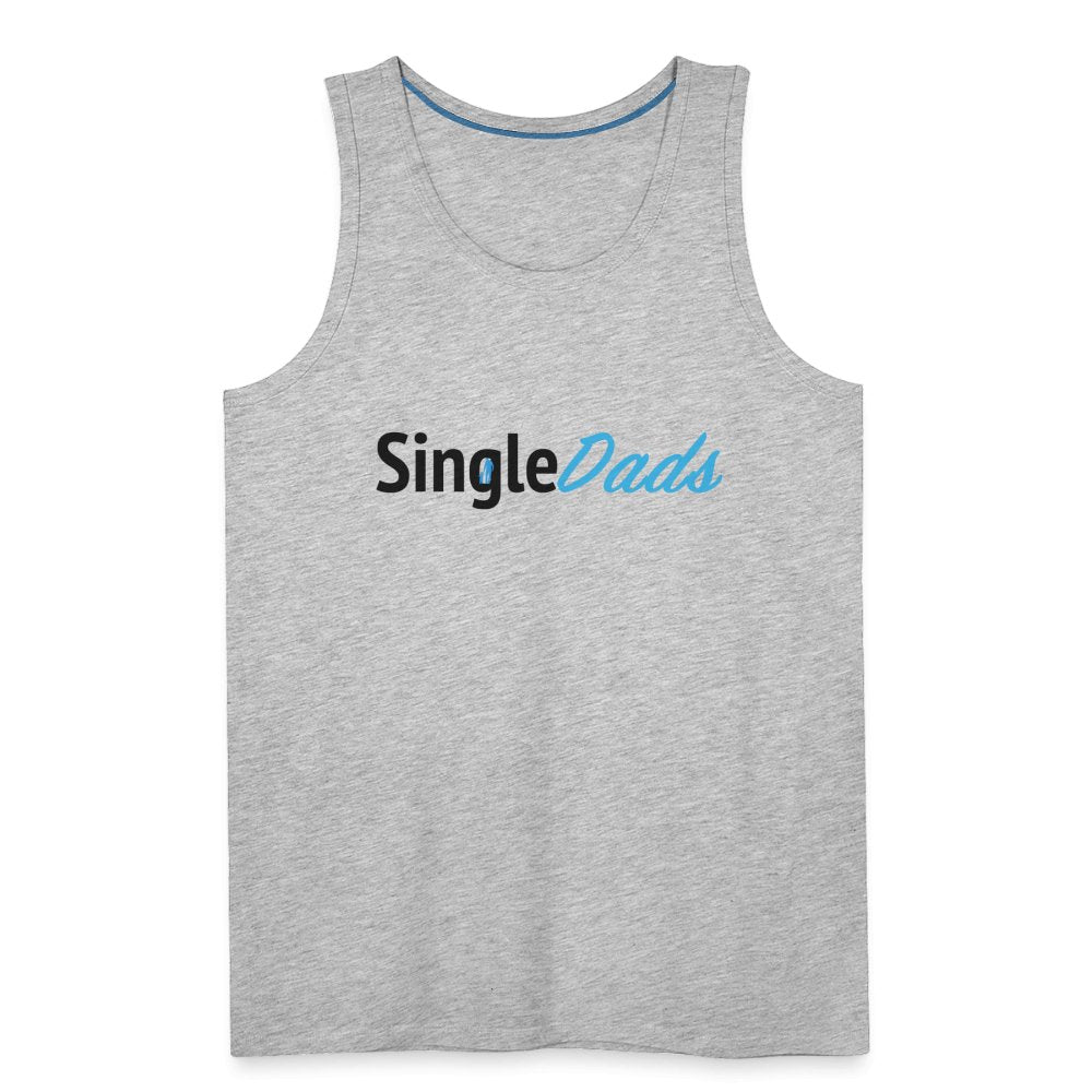 SingleDads Men’s Premium Tank Top - heather gray