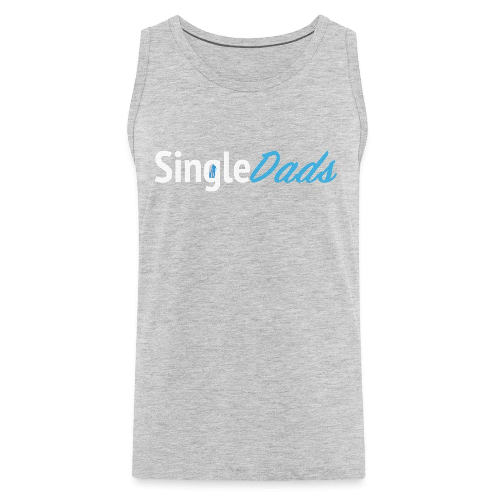 SingleDads Men’s Premium Tank Top - heather gray