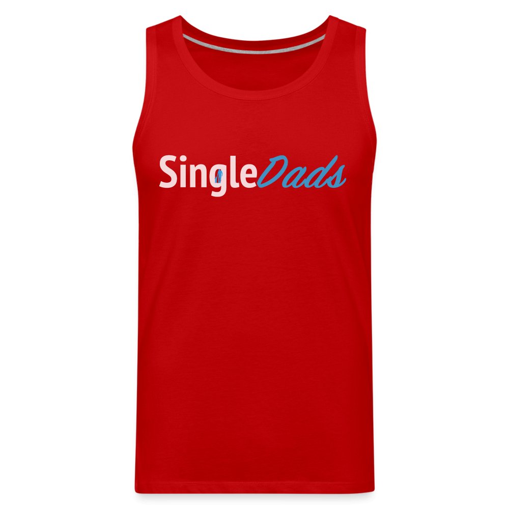 SingleDads Men’s Premium Tank Top - red