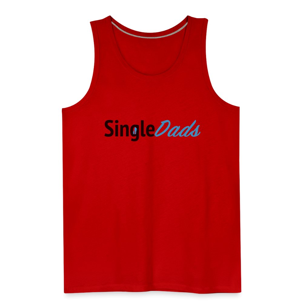 SingleDads Men’s Premium Tank Top - red