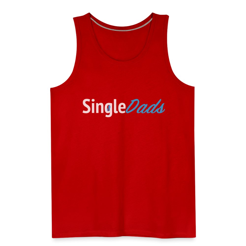 SingleDads Men’s Premium Tank Top - red