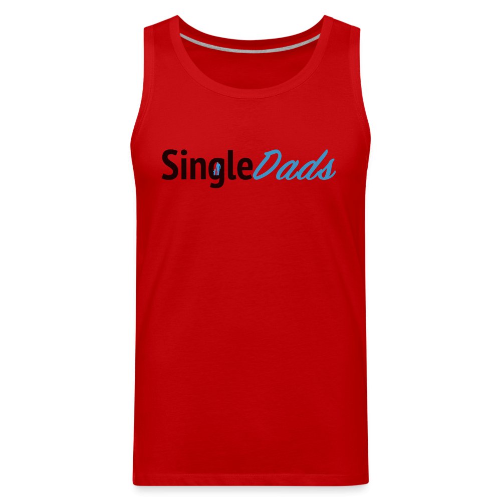 SingleDads Men’s Premium Tank Top - red