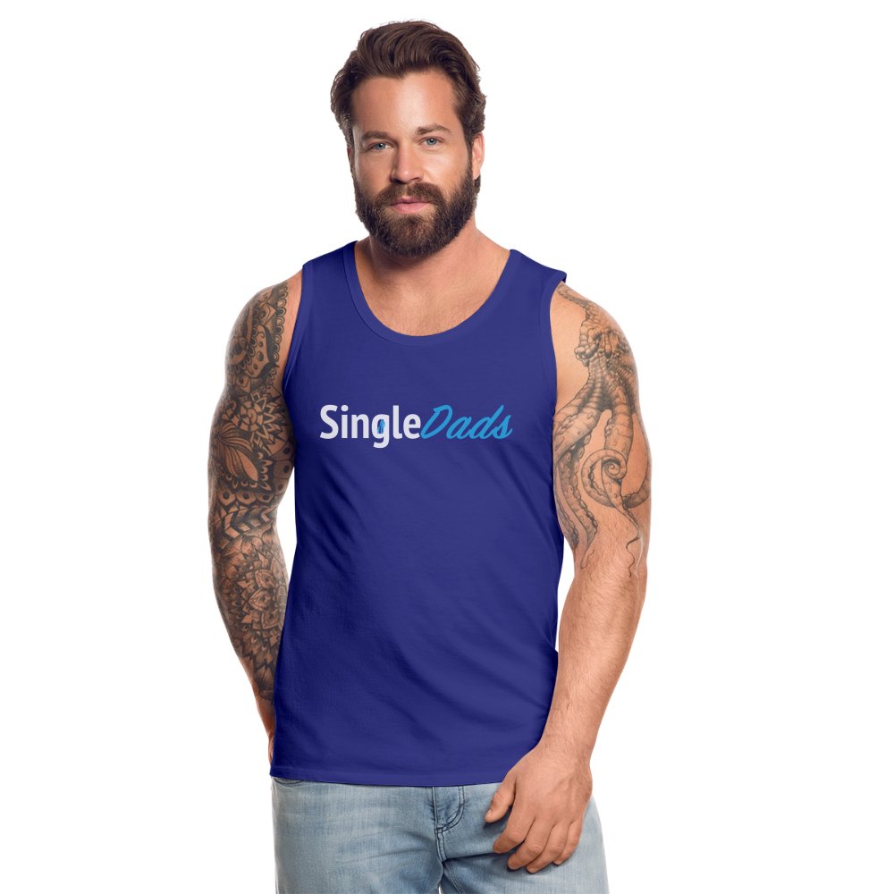 SingleDads Men’s Premium Tank Top - royal blue