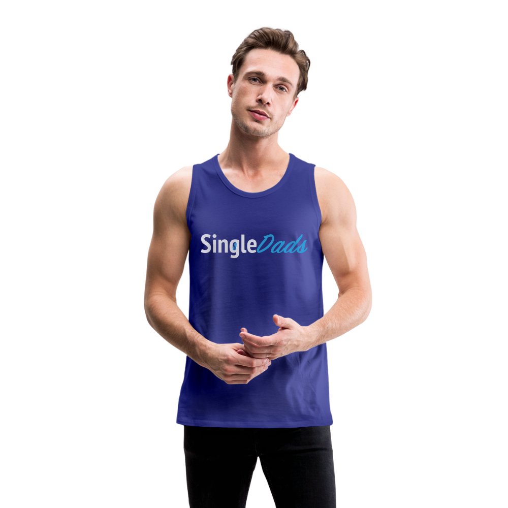 SingleDads Men’s Premium Tank Top - royal blue