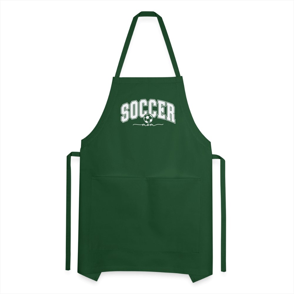 Soccer Mom Adjustable Apron - forest green