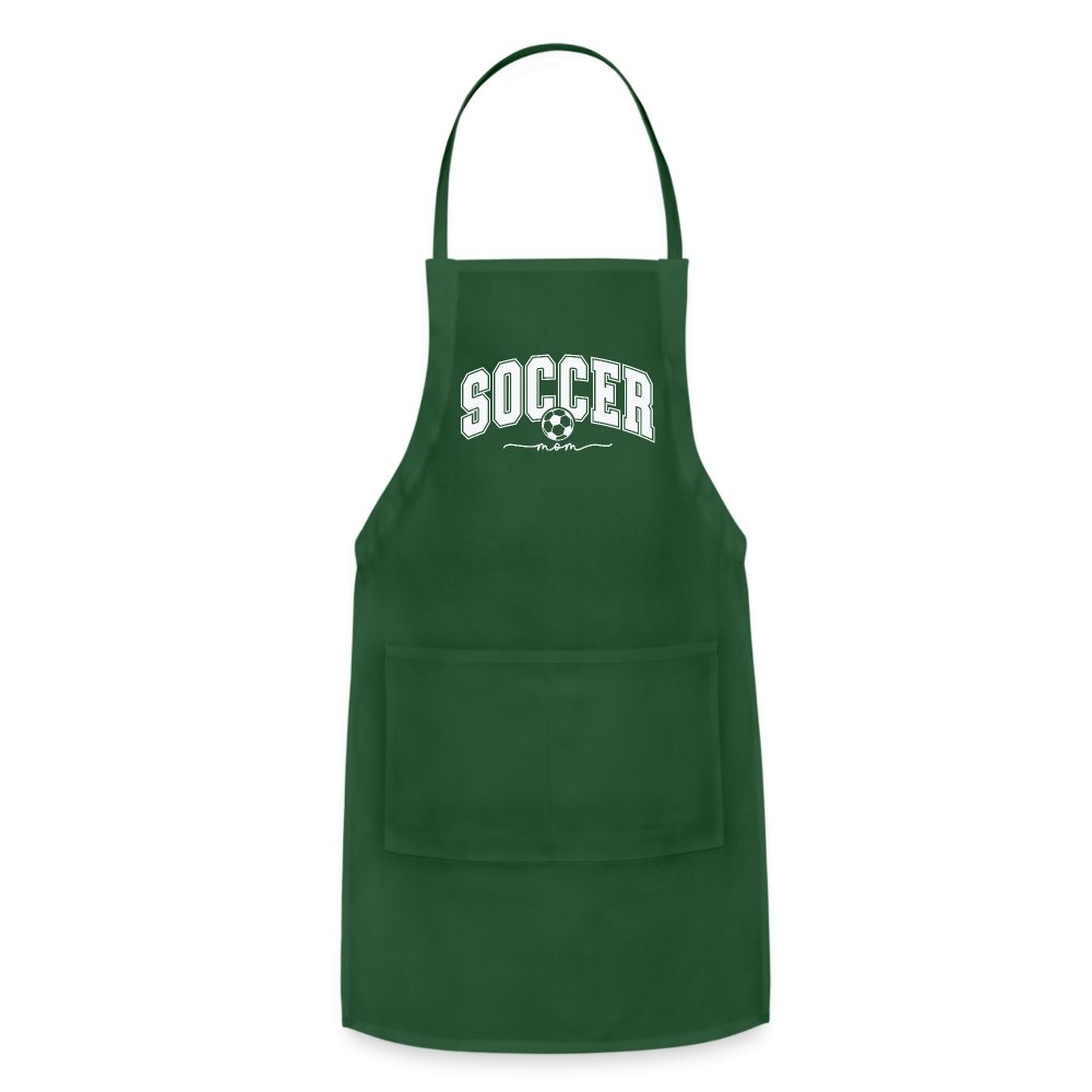 Soccer Mom Adjustable Apron - forest green