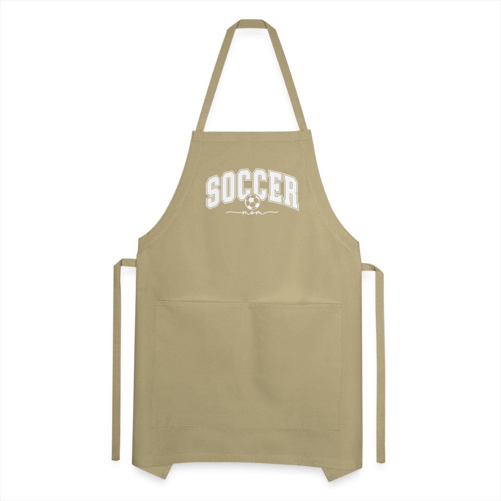 Soccer Mom Adjustable Apron - khaki