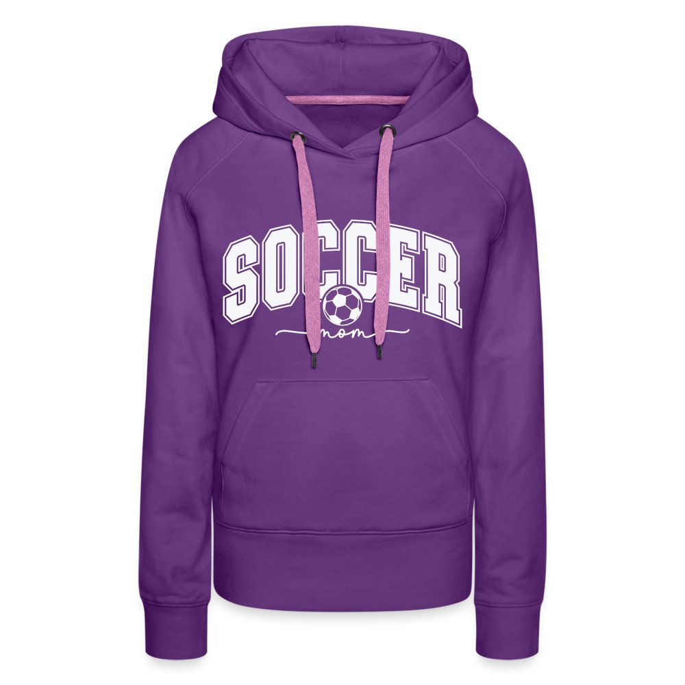 Soccer Mom Women’s Premium Hoodie - burgundy