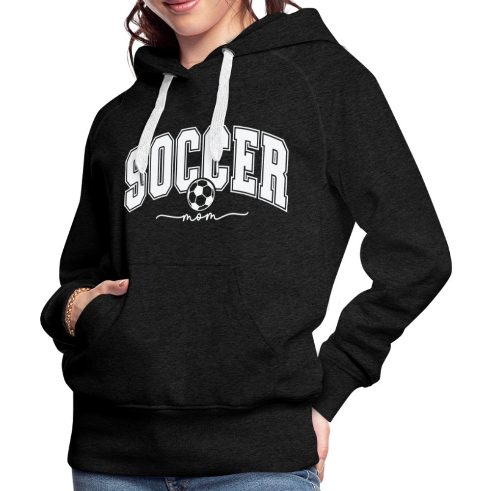 Soccer Mom Women’s Premium Hoodie - charcoal grey