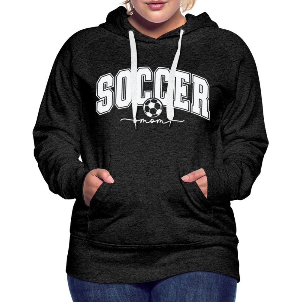 Soccer Mom Women’s Premium Hoodie - charcoal grey