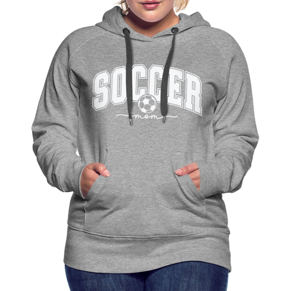 Soccer Mom Women’s Premium Hoodie - heather grey