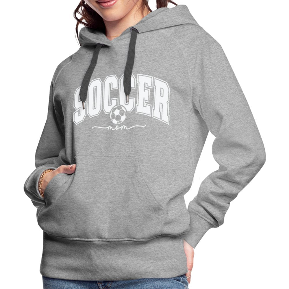 Soccer Mom Women’s Premium Hoodie - heather grey