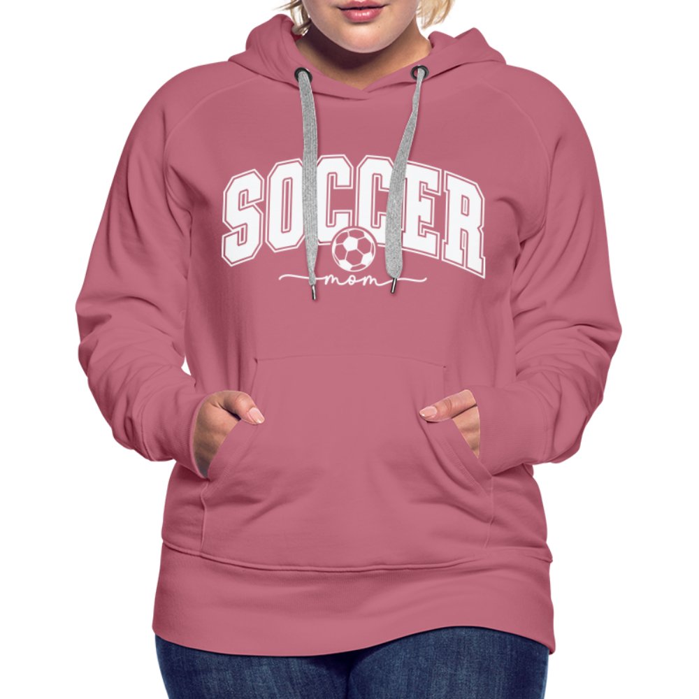 Soccer Mom Women’s Premium Hoodie - mauve