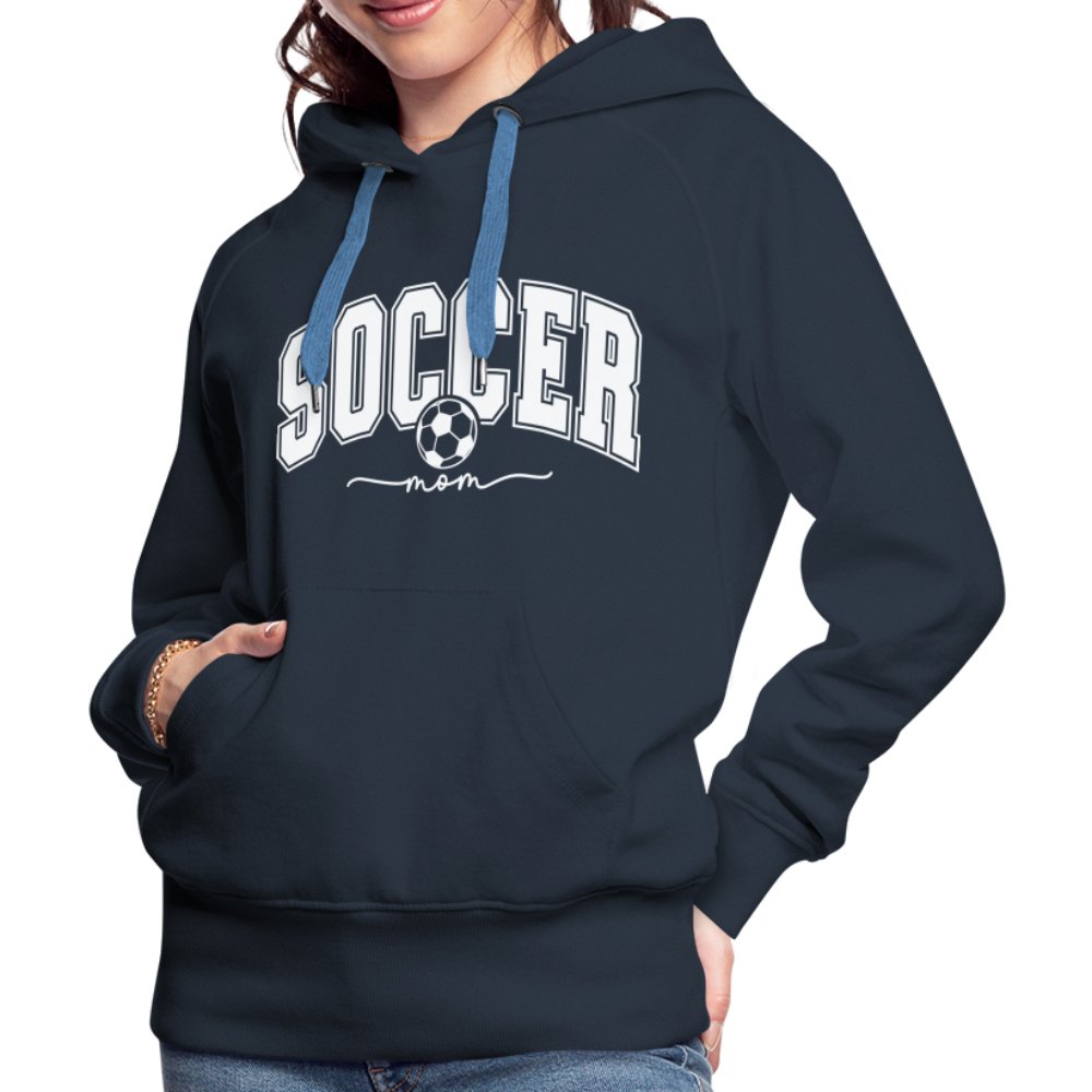 Soccer Mom Women’s Premium Hoodie - navy