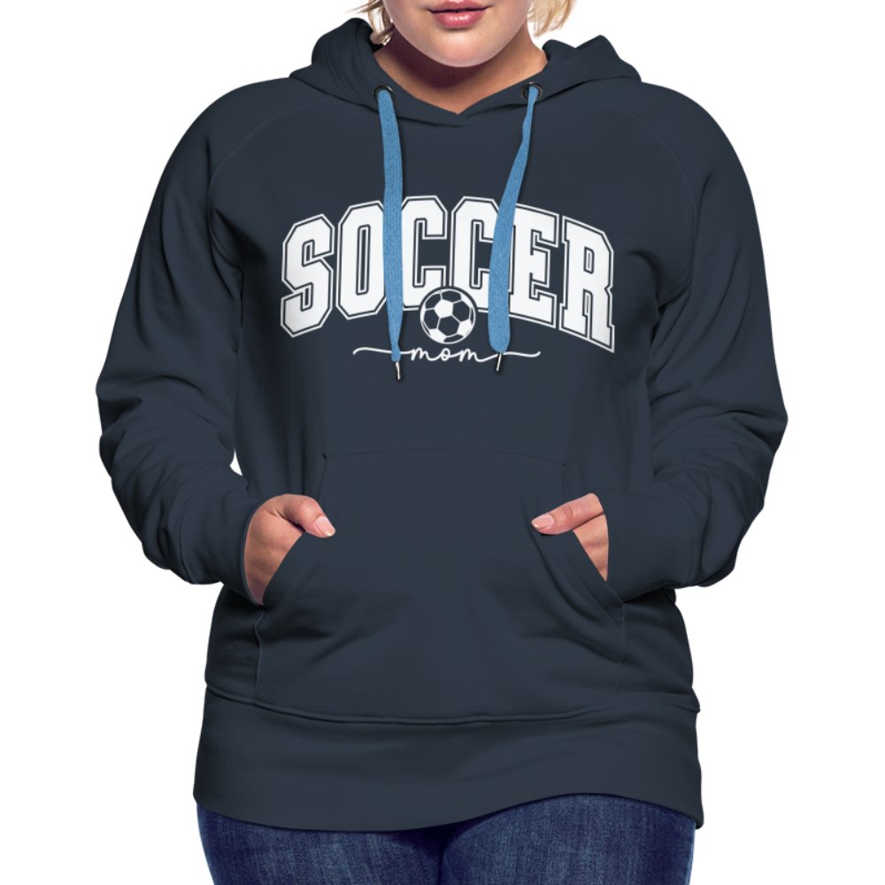 Soccer Mom Women’s Premium Hoodie - navy