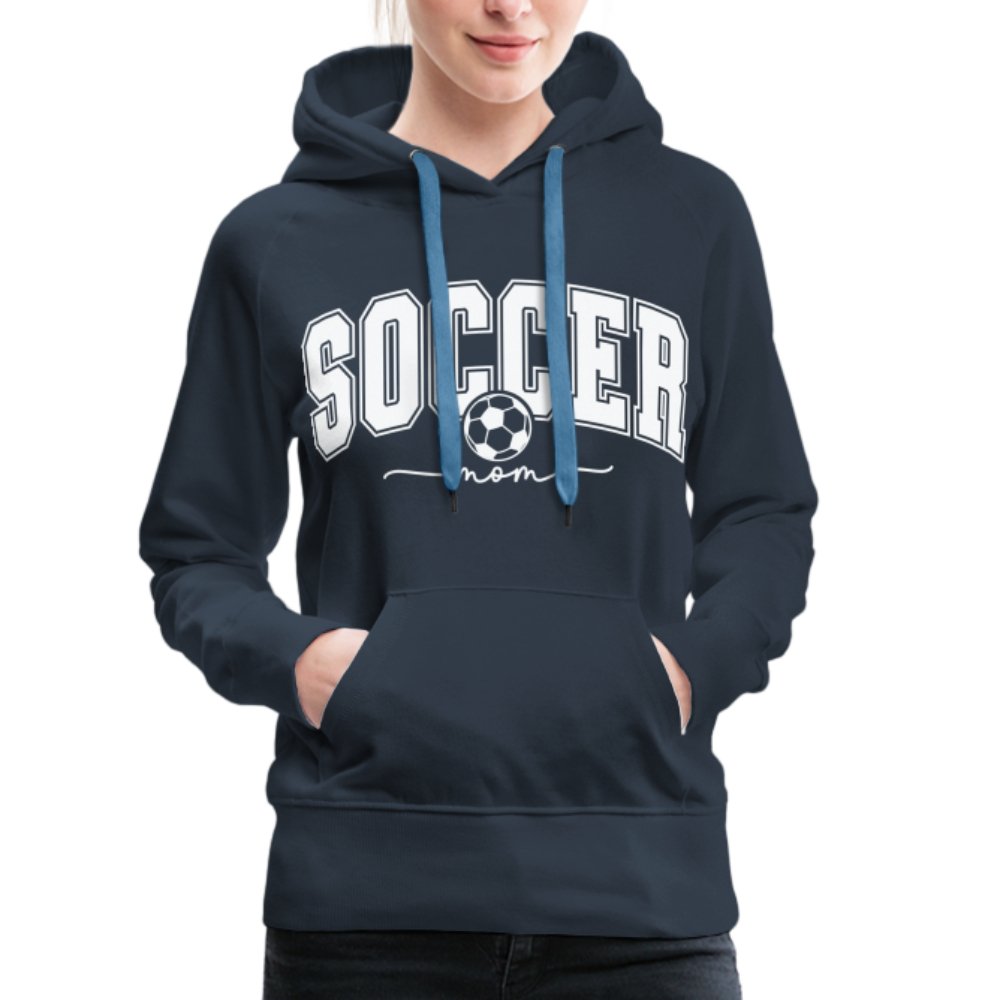 Soccer Mom Women’s Premium Hoodie - navy