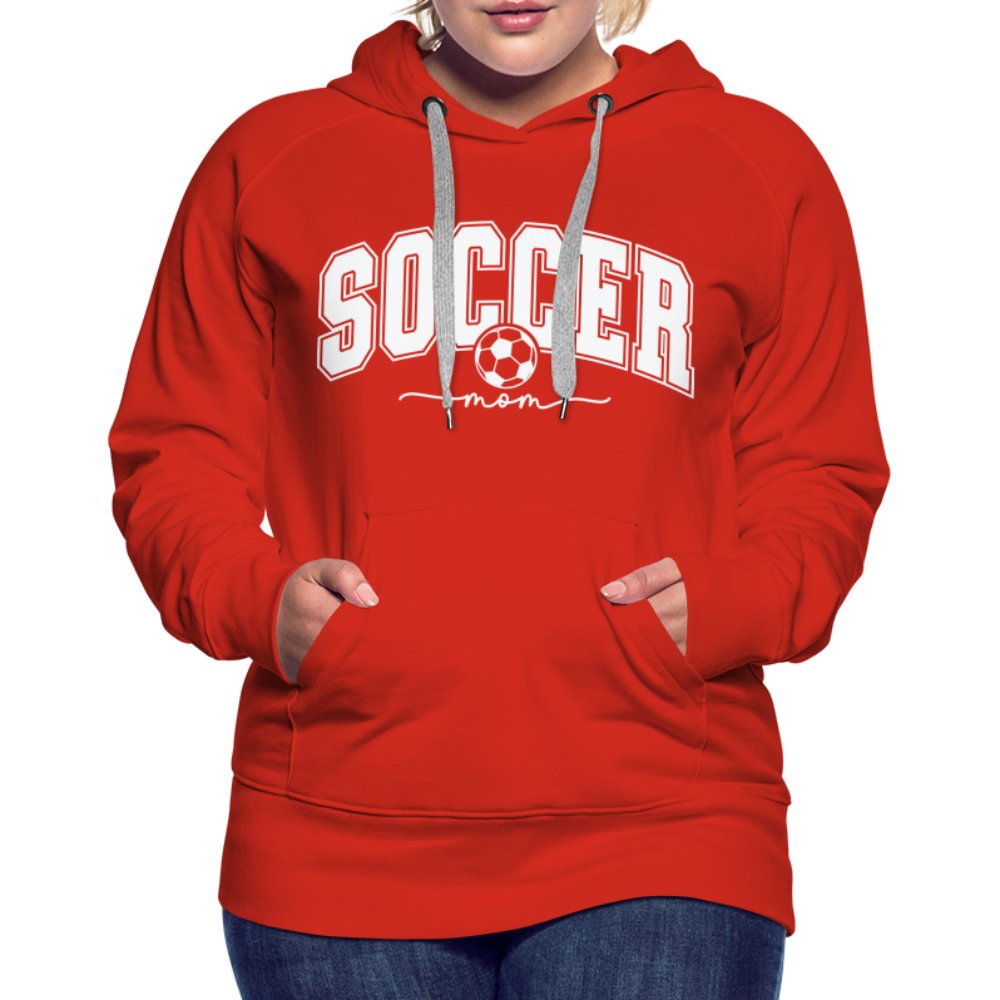 Soccer Mom Women’s Premium Hoodie - red