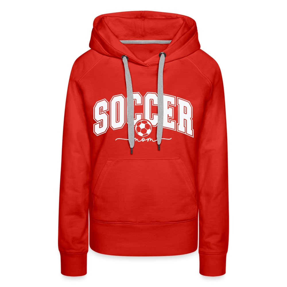 Soccer Mom Women’s Premium Hoodie - red