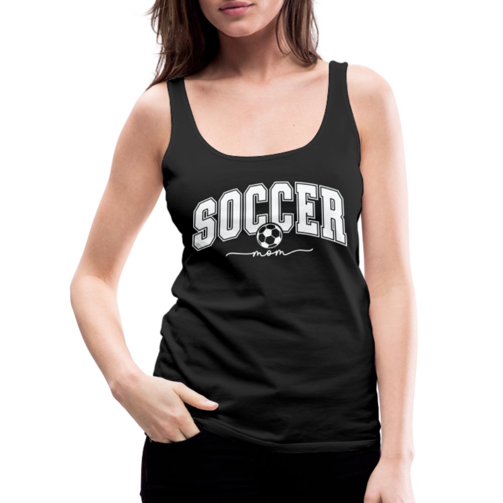 Soccer Mom Women’s Premium Tank Top - black