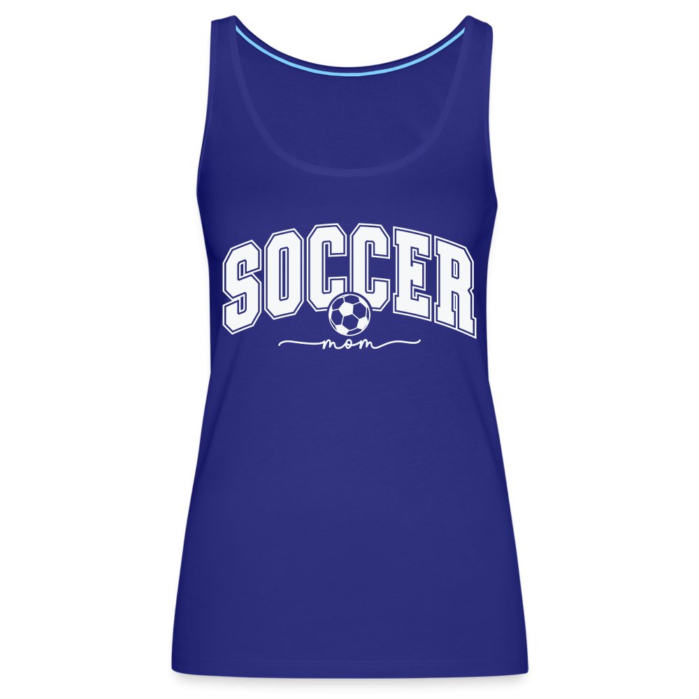 Soccer Mom Women’s Premium Tank Top - royal blue