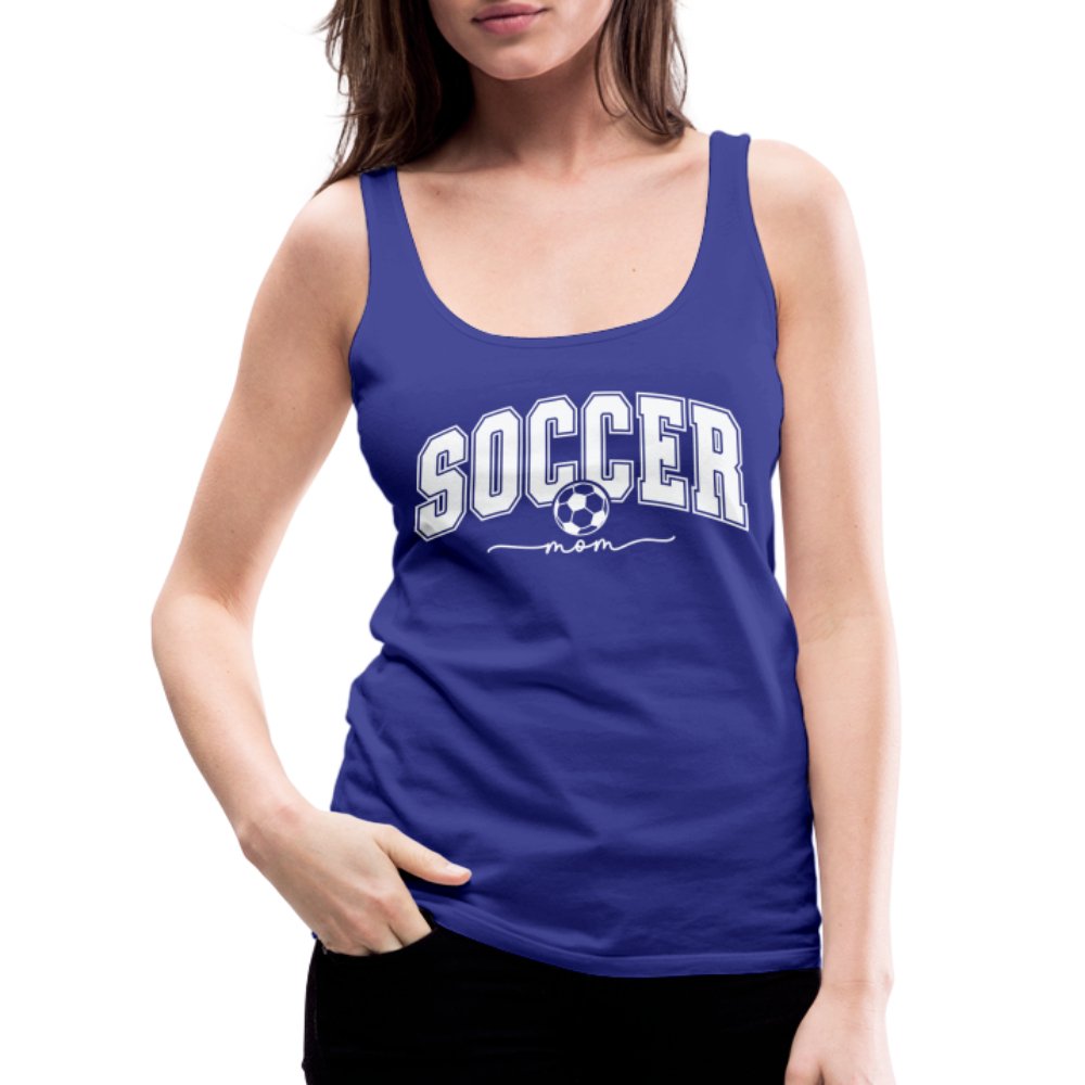 Soccer Mom Women’s Premium Tank Top - royal blue