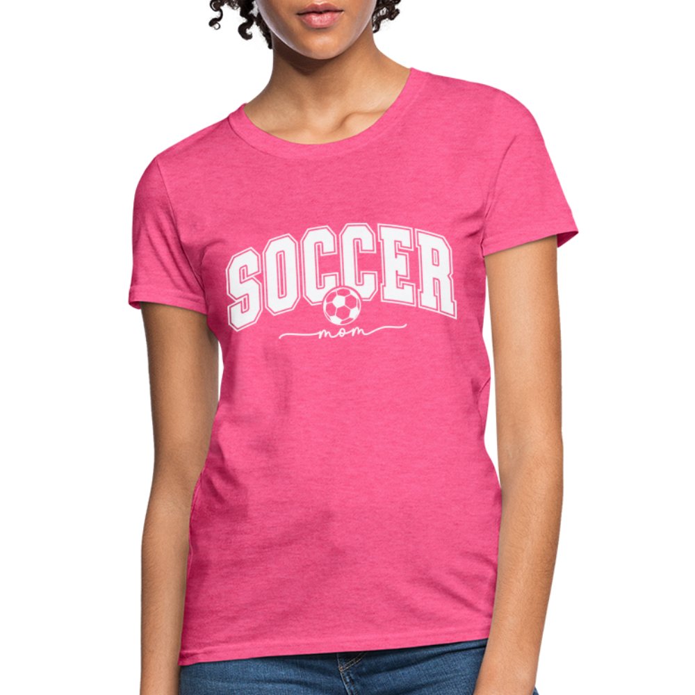 Soccer Mom Women's T-Shirt - heather pink