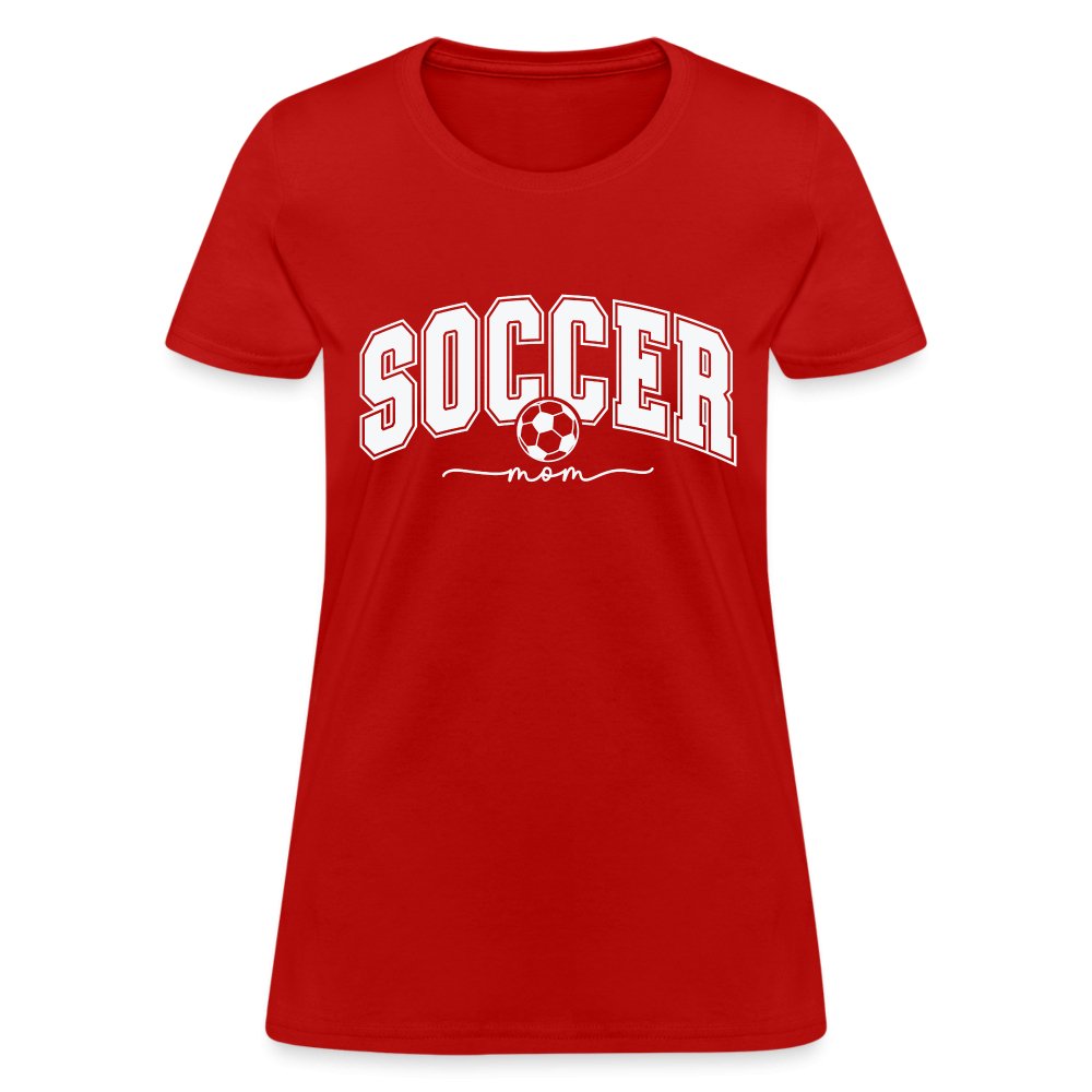 Soccer Mom Women's T-Shirt - red