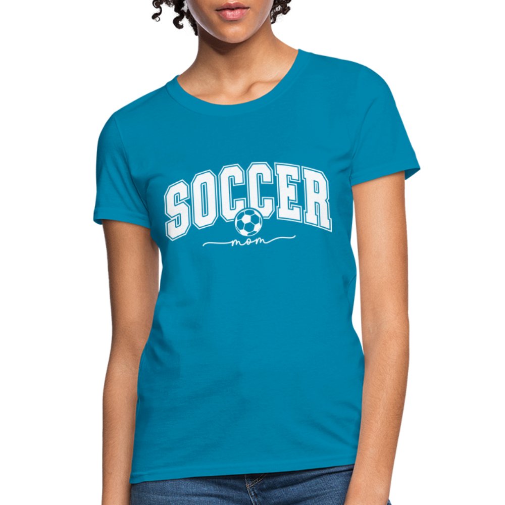 Soccer Mom Women's T-Shirt - turquoise