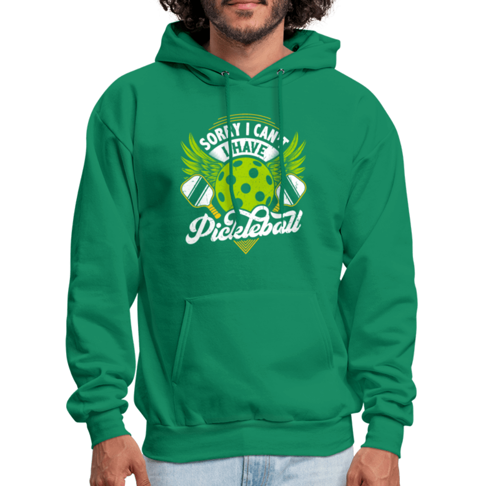 Sorry I Can't I Have Pickleball Hoodie - kelly green