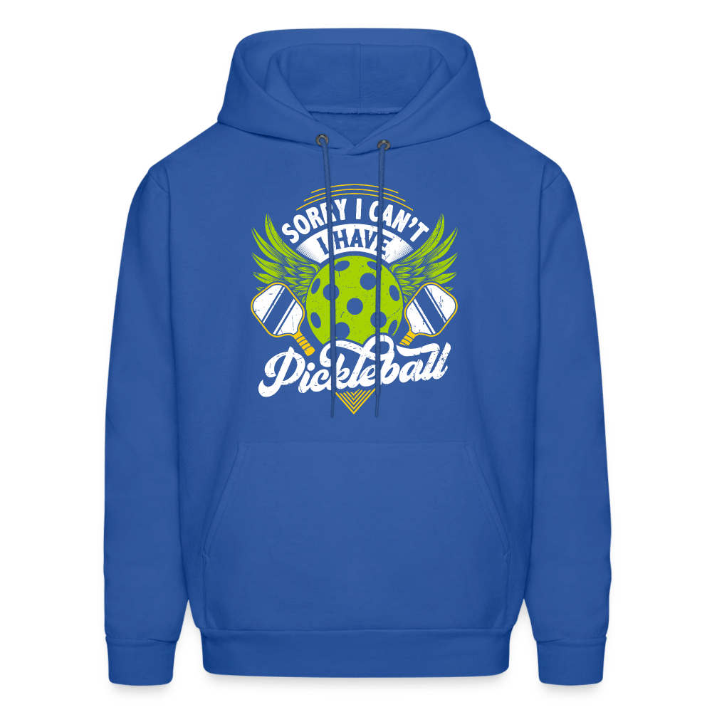 Sorry I Can't I Have Pickleball Hoodie - royal blue