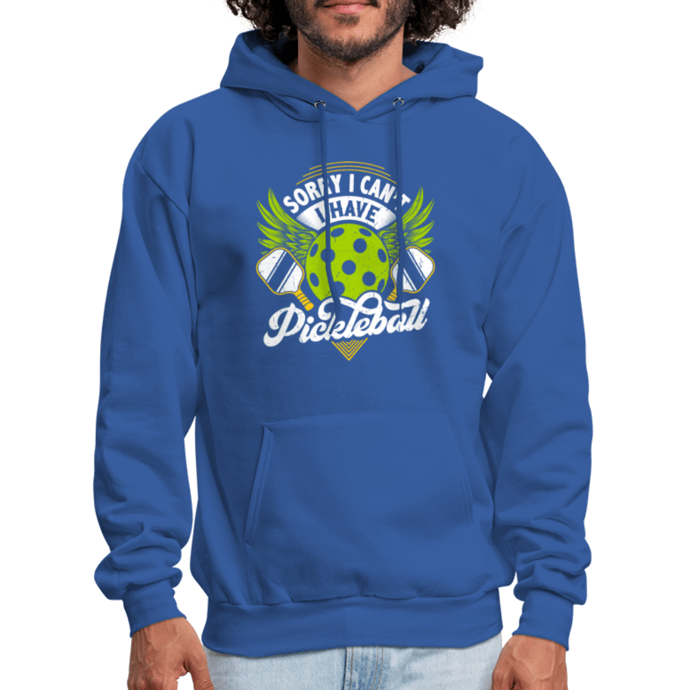 Sorry I Can't I Have Pickleball Hoodie - royal blue