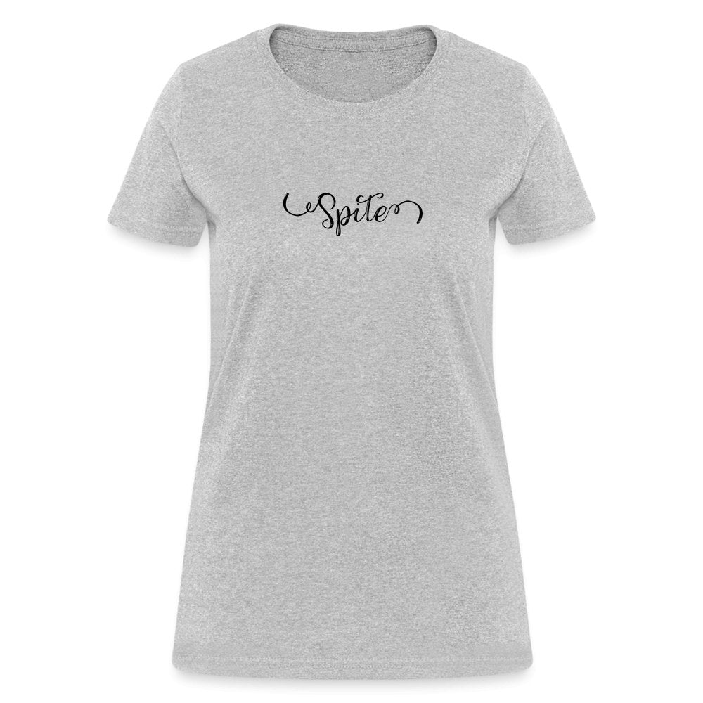 Spite Women's T-Shirt - heather gray