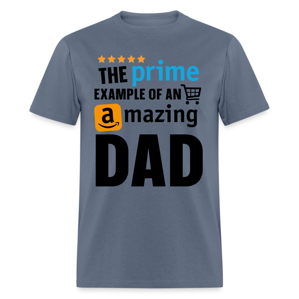 The Prime Example of an Amazing DAD T-Shirt - denim