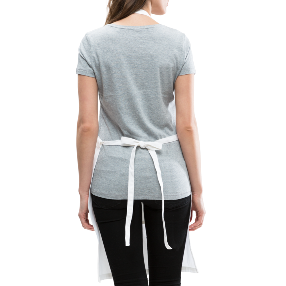 The Prime Example of an Amazing DAD Adjustable Apron - white