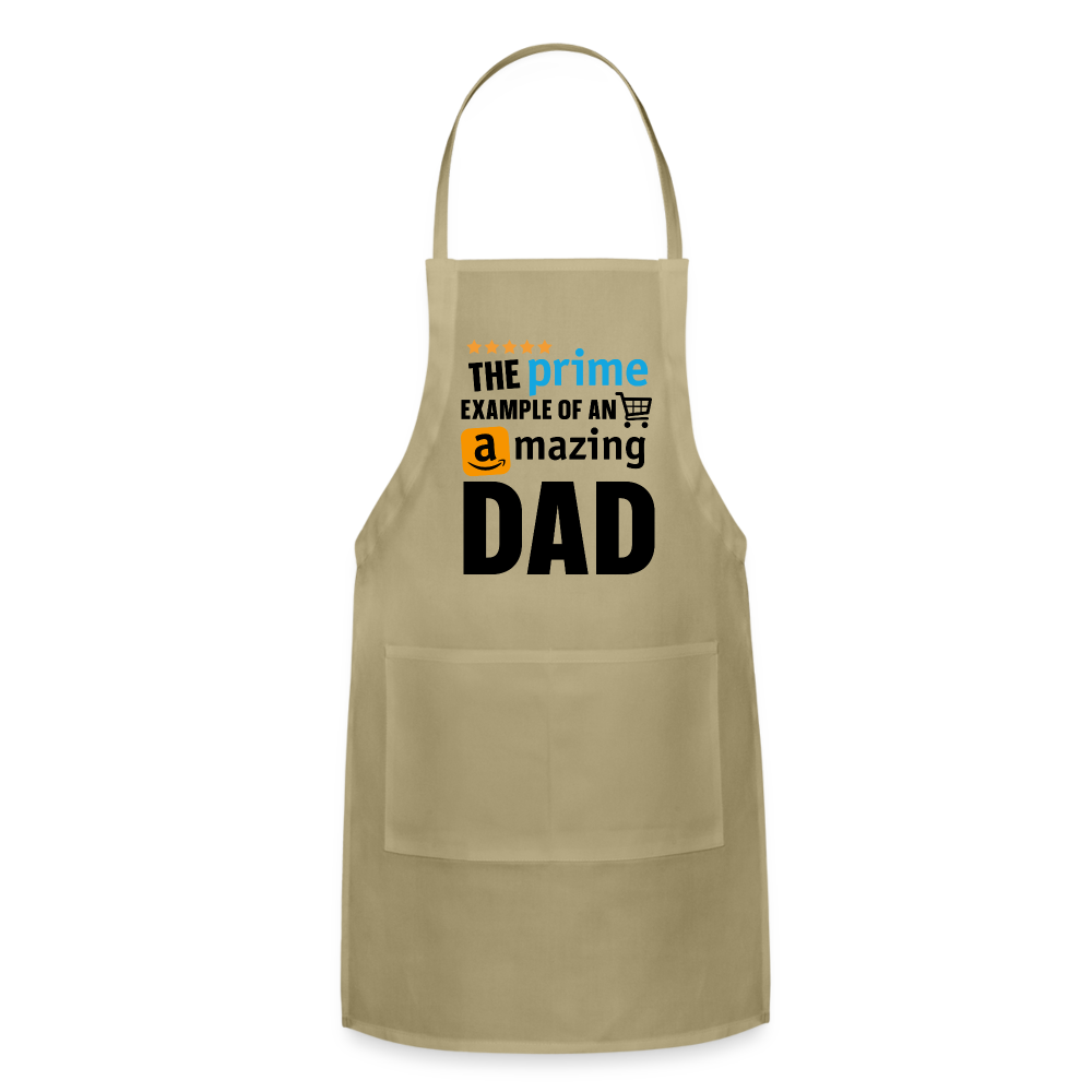 The Prime Example of an Amazing DAD Adjustable Apron - khaki