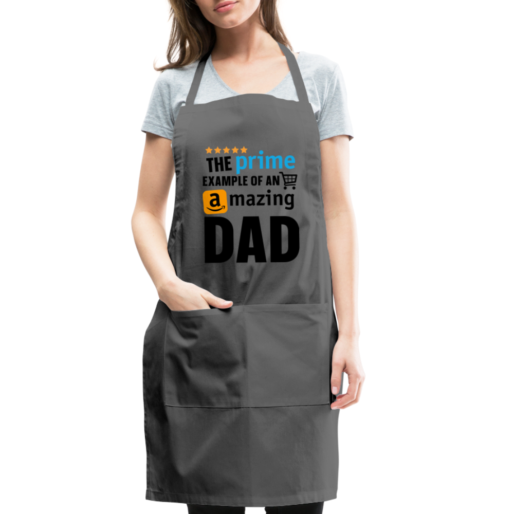 The Prime Example of an Amazing DAD Adjustable Apron - charcoal
